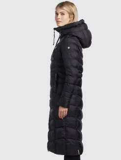 Khujo Femme INGRAM SHINE Veste D'hiver Schwarz -Khujo Soldes 1d8dfecec79d4b5487fce24c928e2969