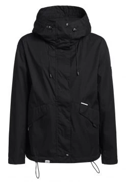 Khujo FRIPS Veste Mi Saison Black Femme -Khujo Soldes 1f15867d72564490978f65bfdf94323c