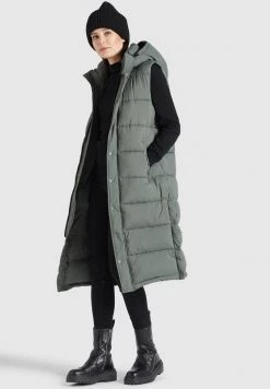 Khujo Femme MAGNETA MATT Veste Sans Manches Graugrün 13 Khujo Femme MAGNETA MATT Veste Sans Manches Graugrün -Khujo Soldes 1f7057b159054b2b895fa7bb7a8ecd3c