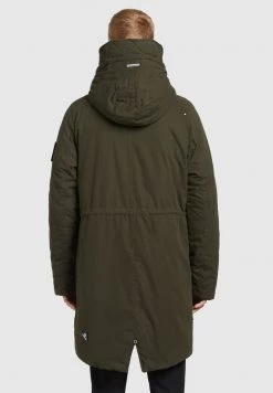 Khujo HOLDER Veste D'hiver Dunkelgrün Homme -Khujo Soldes 200b0084888a4702ba4acbbe92fd887f