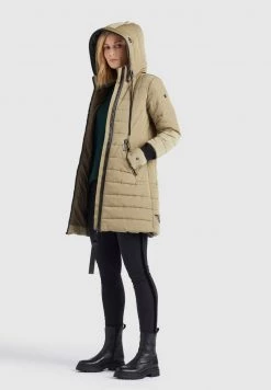 Khujo SHINE Veste D'hiver Beige Femme -Khujo Soldes 2078875e9a614bd192ad4bd1fabbbb83