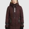 Khujo Femme JERRY PRIME Veste D'hiver Weinrot -Khujo Soldes 20c126c2ff324482b450a55130fcfc5c