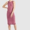 Khujo GENEVIEVE Robe Fourreau Rosa Femme -Khujo Soldes 20c1f83152bd467294c28e4489d6931a