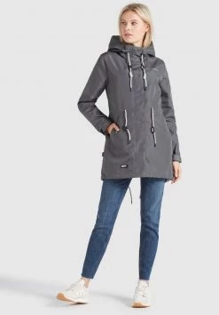 Khujo Femme EMURI Parka Grey -Khujo Soldes 220446362dd34e538d6809350c199aa4