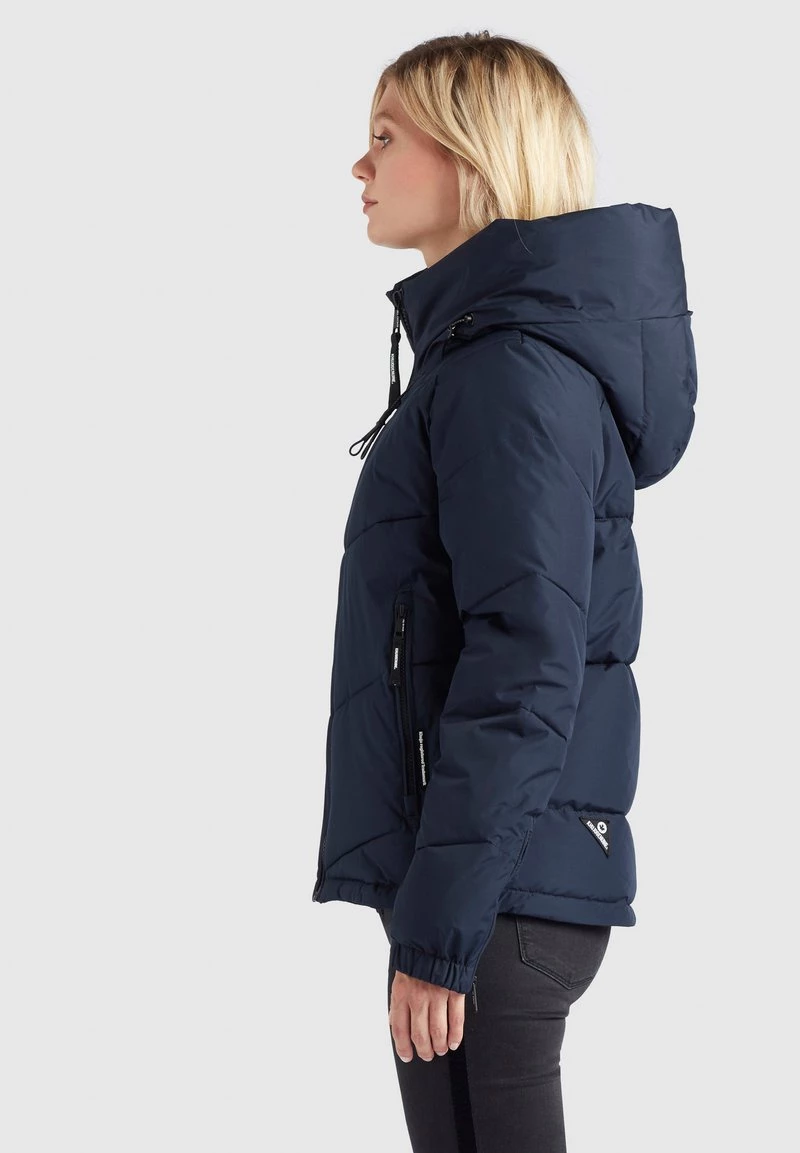 Khujo Femme ESILA Veste D'hiver Dunkelblau 6 Khujo Femme ESILA Veste D'hiver Dunkelblau – Image 4