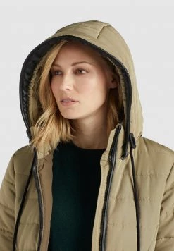 Khujo SHINE Veste D'hiver Beige Femme -Khujo Soldes 235a96abe3e448408e9734763f1ff7d2