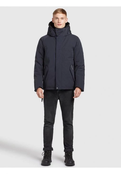 Khujo Homme RUDOLF Veste D'hiver Dunkelblau -Khujo Soldes 23609cbacd1649138e17f0a4b5e9e80c