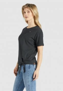 Khujo AURELIA T Shirt Imprimé Dunkelgrau Meliert Femme -Khujo Soldes 246711fcb5e64fe490b2b3e9fe827e32