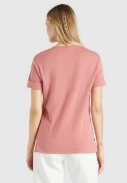 Khujo Femme ALLMUT T Shirt Basique Pink -Khujo Soldes 248cd035ef4640bbb72665025ca480d5