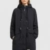 Khujo Femme NANDA3 Parka Schwarz -Khujo Soldes 24e0f8abb7fc4021a6de8edc21b62091