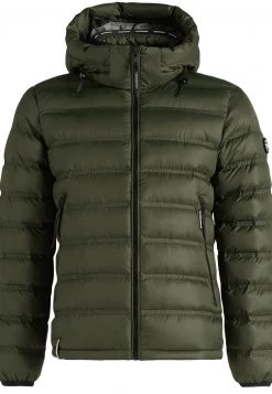 Khujo TUDOR Veste D'hiver Dunkeloliv Polyester Homme -Khujo Soldes 263ce51900874da3b356453bb296e105