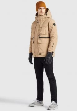 Khujo Homme MARKS2 Veste D'hiver Sand -Khujo Soldes 26d8ae82377e4a01938ea90718108783