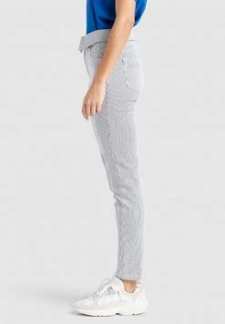 Khujo EAST Jean Slim Blue/white Femme -Khujo Soldes 290192978a2642d69d4e815e3d6ead6c