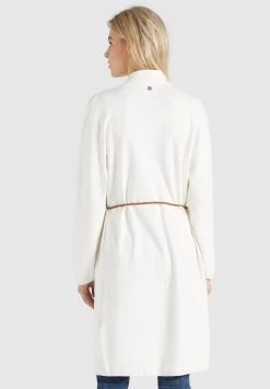 Khujo Femme PERKY WITH BELT Gilet Beige -Khujo Soldes 294af814e8b74d16a90f81c4ae61a344