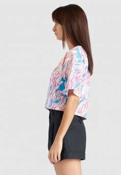 Khujo SUTTON T Shirt Imprimé Mehrfarbig Gemustert Femme -Khujo Soldes 29a8df3048664625ad251a53da035ed8