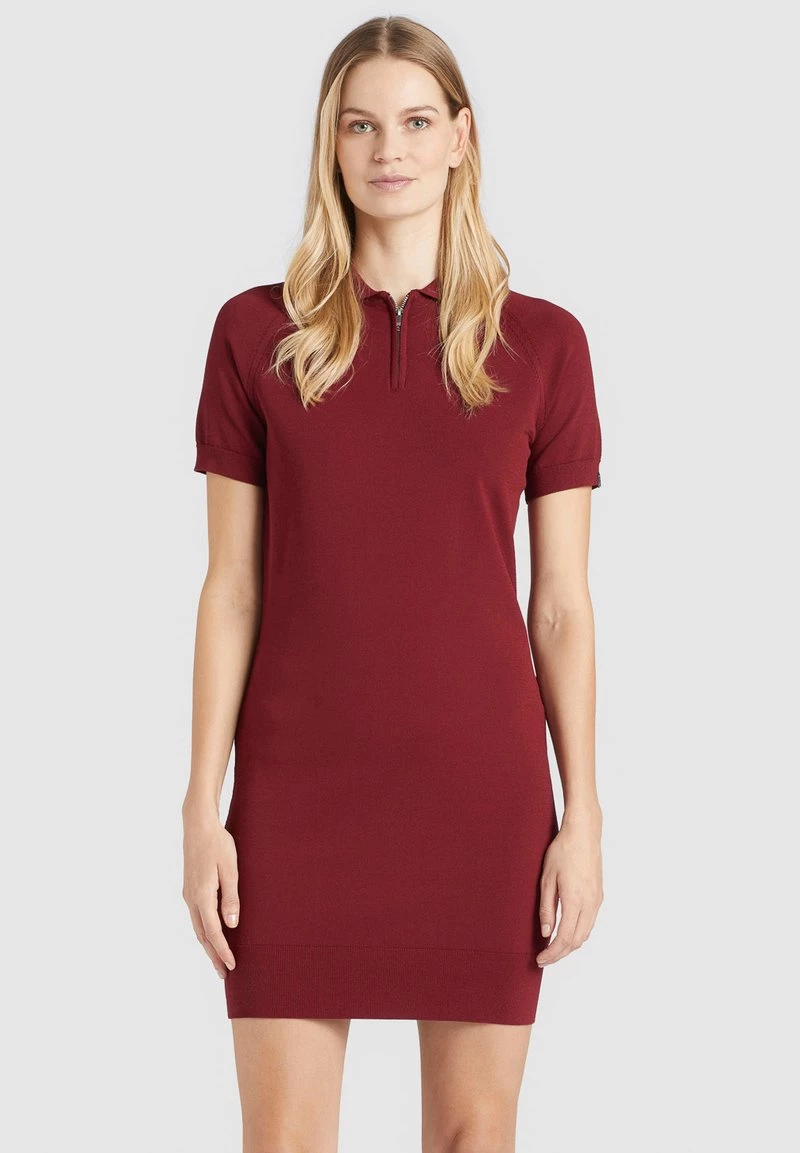 Khujo Femme PANNA Robe Pull Dunkelrot 3 Khujo Femme PANNA Robe Pull Dunkelrot