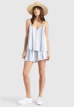 Khujo MAXINE Short Blue Femme -Khujo Soldes 2cba6be8860b4c36a85e7e22072524b3