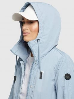 Khujo Femme GAMES Parka Hellblau -Khujo Soldes 2d238f76f0a74e289dec1b7b9e60a420