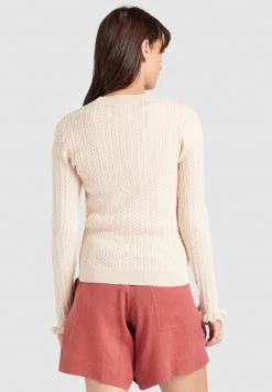 Khujo SUSTU Gilet Beige Femme -Khujo Soldes 2f935985a7104765904570235354859a