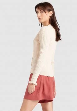 Khujo SUSTU Gilet Beige Femme -Khujo Soldes 2f9da5016ce34b81984bfab7a2e33e31