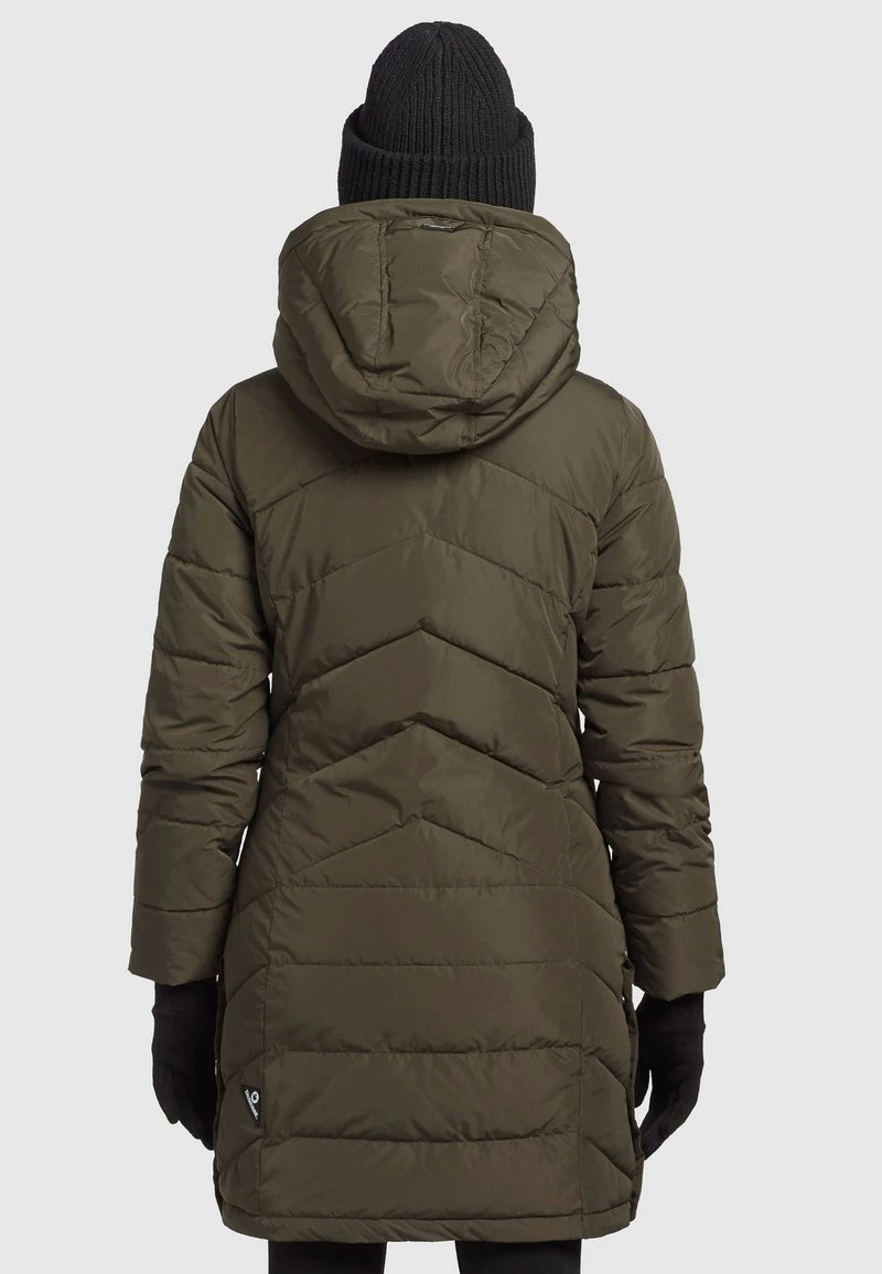 Khujo DELINAS2 Veste D'hiver Dunkeloliv Femme 5 Khujo DELINAS2 Veste D'hiver Dunkeloliv Femme – Image 3