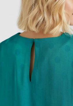 Khujo Blouse Blaugrün Femme -Khujo Soldes 2fbe591765114b39bf69d2d790c569a0
