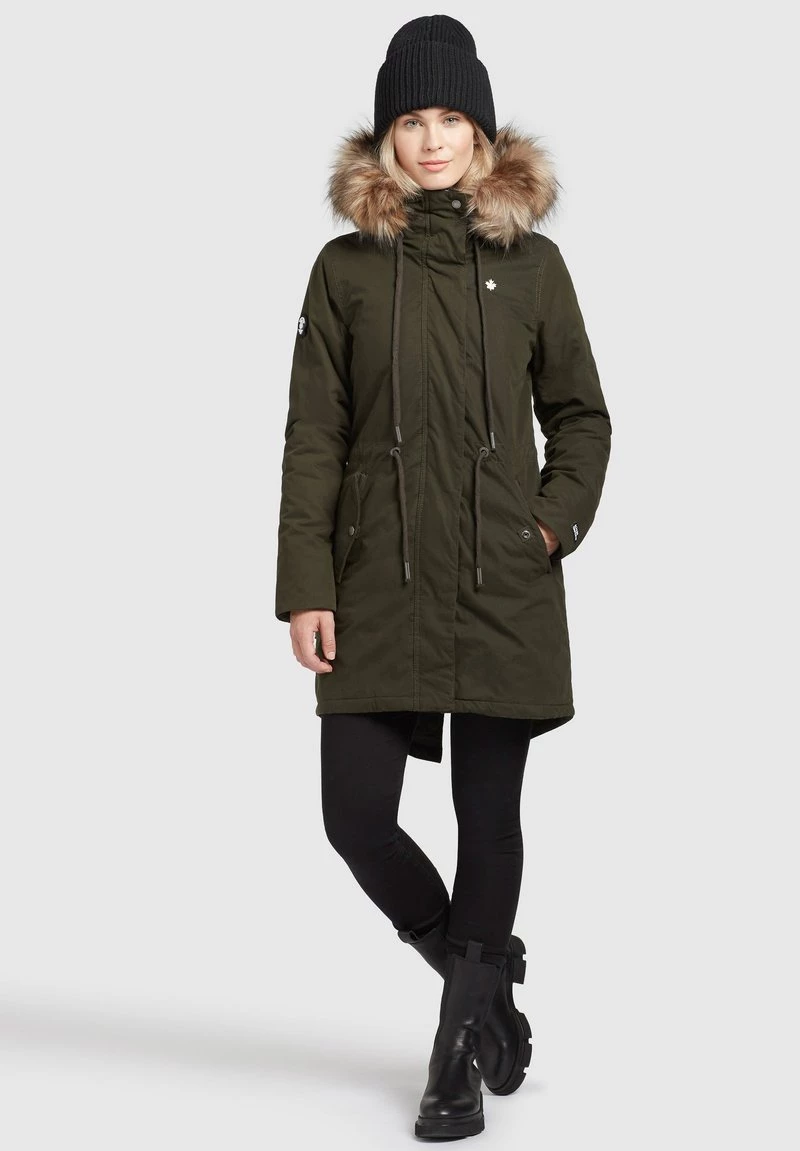 Khujo Femme CODISH Veste D'hiver Dunkelgrün 4 Khujo Femme CODISH Veste D'hiver Dunkelgrün – Image 2