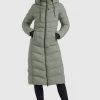 Khujo INGRAM MATT Veste D'hiver Graugrün Femme -Khujo Soldes 303ec3542ec942bf92923ef4457668dd