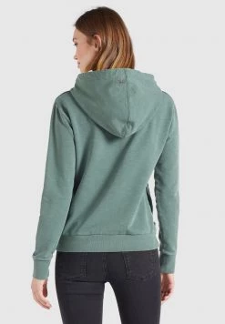 Khujo KEIKI Sweat à Capuche Aqua Gewaschen Femme -Khujo Soldes 306262af4db6464cb67a97715f6375c3