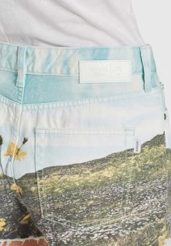 Khujo ANOUK Short En Jean Blau Weiß Gemustert Femme 19 Khujo ANOUK Short En Jean Blau Weiß Gemustert Femme -Khujo Soldes 30ed0780d5664ff99a12a26264376393