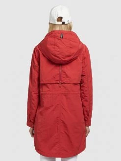 Khujo Femme GAMES Parka Rot -Khujo Soldes 313ba1ed26ca4f019eef015817de59c6