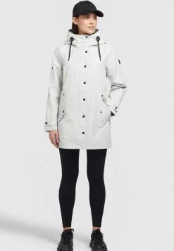 Khujo JELLE Parka Hellgrau Femme -Khujo Soldes 323a37f35f324ac7ac974adb2a98bffa