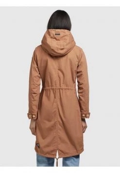 Khujo NANDA3 Parka Toffee Femme -Khujo Soldes 333b2f01893942939a28179204aa745b