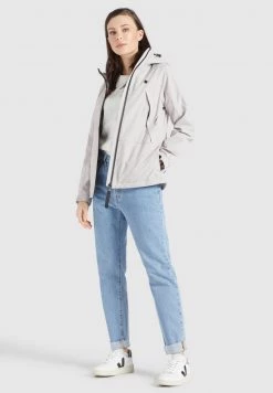 Khujo Femme ROZA2 Blouson Hellgrau -Khujo Soldes 33619e2d43de47eea8e2d23d6d00602d