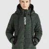 Khujo CORZ2 LIGHT Veste D'hiver Dunkelgrün Femme -Khujo Soldes 33a8b887b84d45c09d0a71bb4d1d5e3b