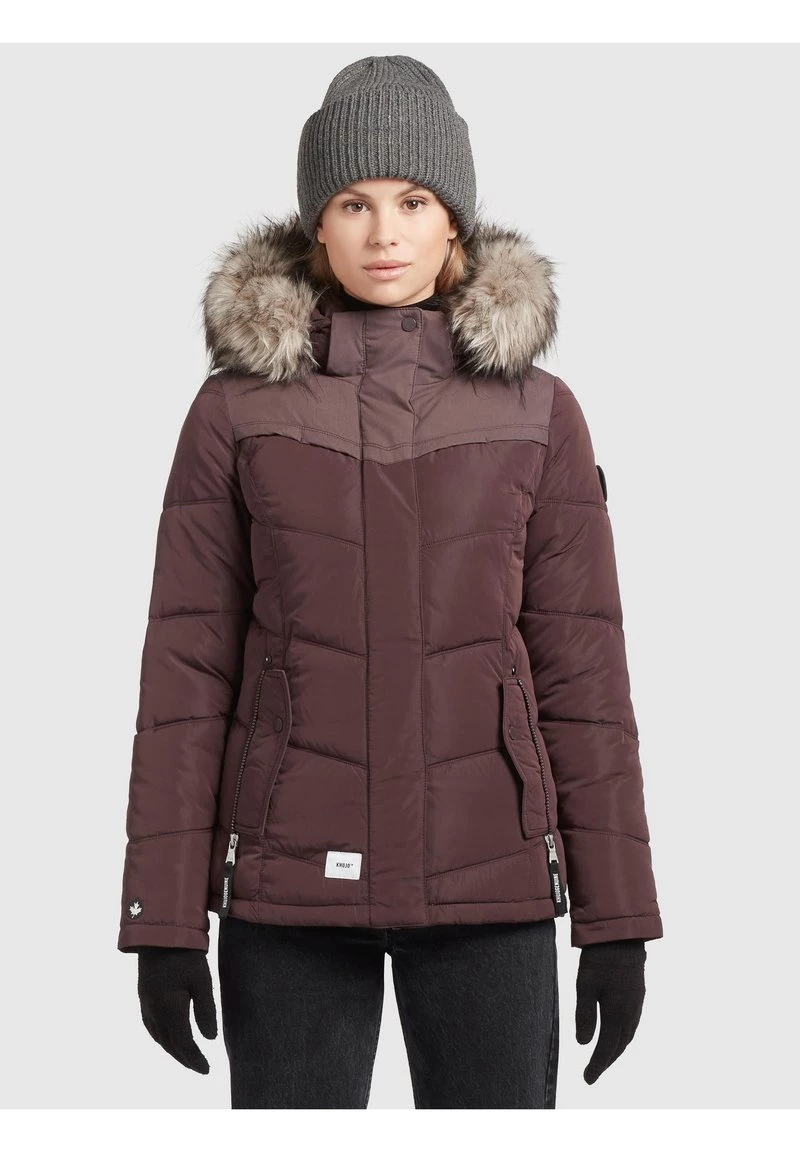 Khujo WINSEN Veste D'hiver Weinrot Femme 7 Khujo WINSEN Veste D'hiver Weinrot Femme – Image 5