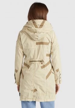 Khujo Femme ZARIA Parka Camel -Khujo Soldes 33fc55f7c08248b8bda345108faf53bb