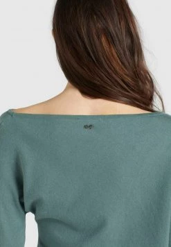 Khujo YODES Pullover Aqua Femme -Khujo Soldes 3581b54409d84e0bbe0b8b2fcae0aae8