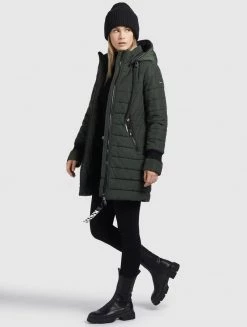 Khujo Femme SHINE2 LIGHT Veste D'hiver Dunkelgrün 14 Khujo Femme SHINE2 LIGHT Veste D'hiver Dunkelgrün -Khujo Soldes 35f1d9e8c8004fa4aef382506359a2e7