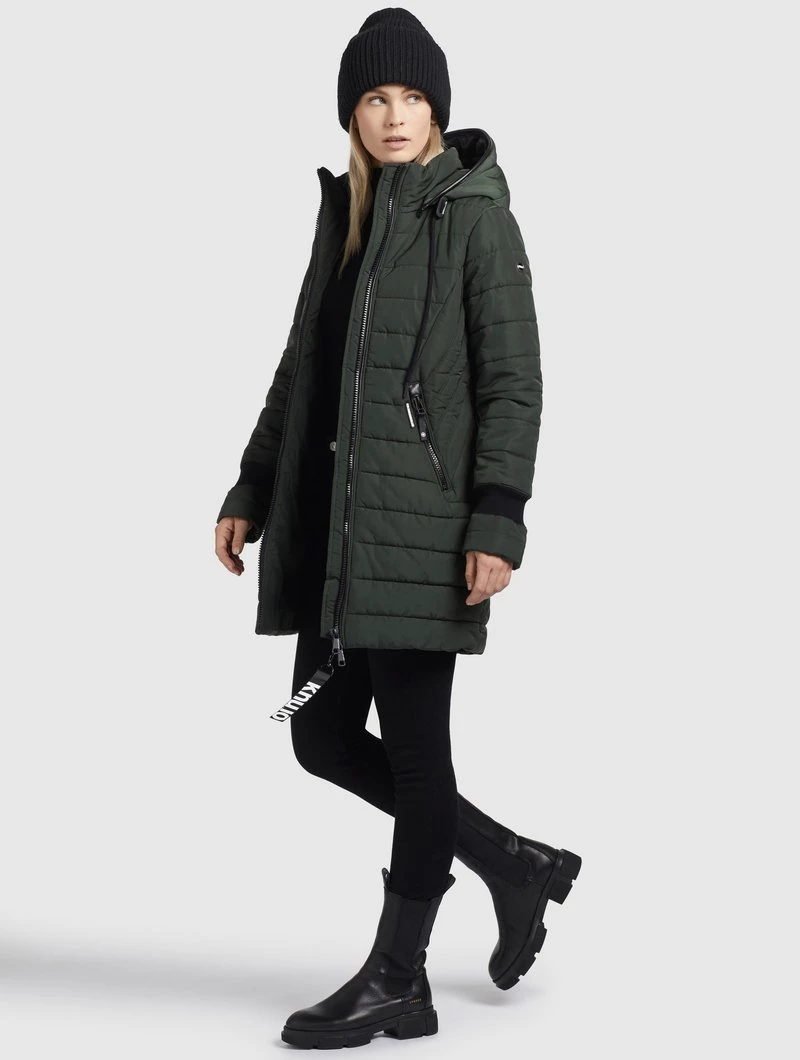Khujo Femme SHINE2 LIGHT Veste D'hiver Dunkelgrün 6 Khujo Femme SHINE2 LIGHT Veste D'hiver Dunkelgrün – Image 4