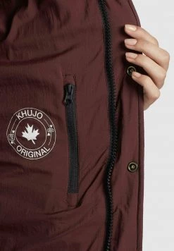 Khujo Femme WENCKE MATT Veste D'hiver Weinrot -Khujo Soldes 368537d6dcaf47db89fa5fbb424b5c72
