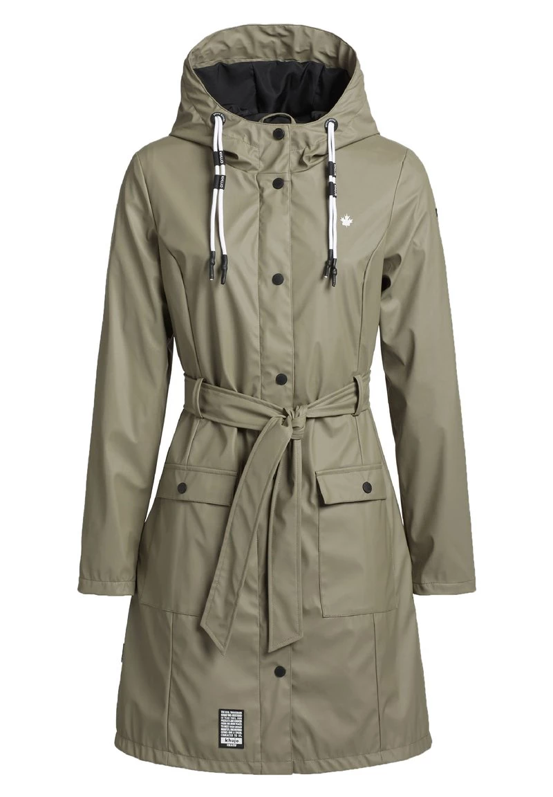 Khujo Femme GLENNA Veste Imperméable Graugrün 8 Khujo Femme GLENNA Veste Imperméable Graugrün – Image 6