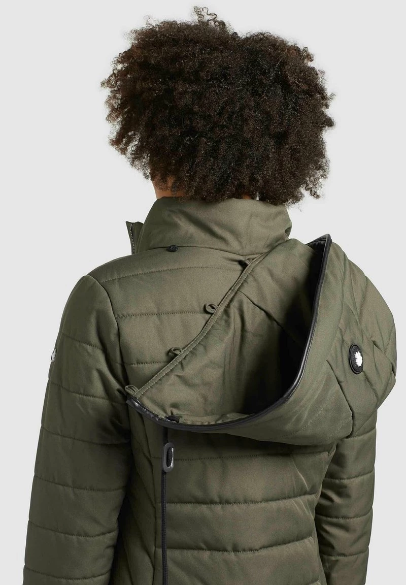 Khujo SHINE2 STRUCTURED Veste D'hiver Dunkeloliv Femme 7 Khujo SHINE2 STRUCTURED Veste D'hiver Dunkeloliv Femme – Image 5