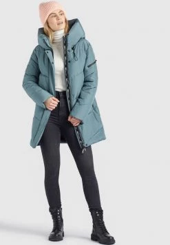 Khujo JORDIS Veste D'hiver Blaugrau Femme -Khujo Soldes 3aacf6312e2049908cd16e7f2cf648f0