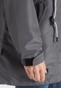 Khujo Femme EMURI Parka Grey -Khujo Soldes 3afe1f3e7fec431ba3609fc0a847b4ad