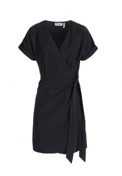 Khujo Femme KLEID PUMA Robe De Jour Schwarz -Khujo Soldes 3baf8a47c1974d76be45762fa9285651
