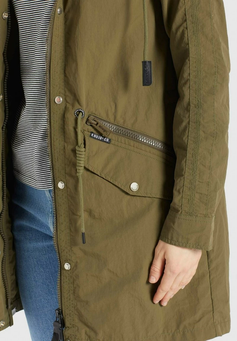 Khujo Femme NEPHELE Parka Khaki 8 Khujo Femme NEPHELE Parka Khaki – Image 6