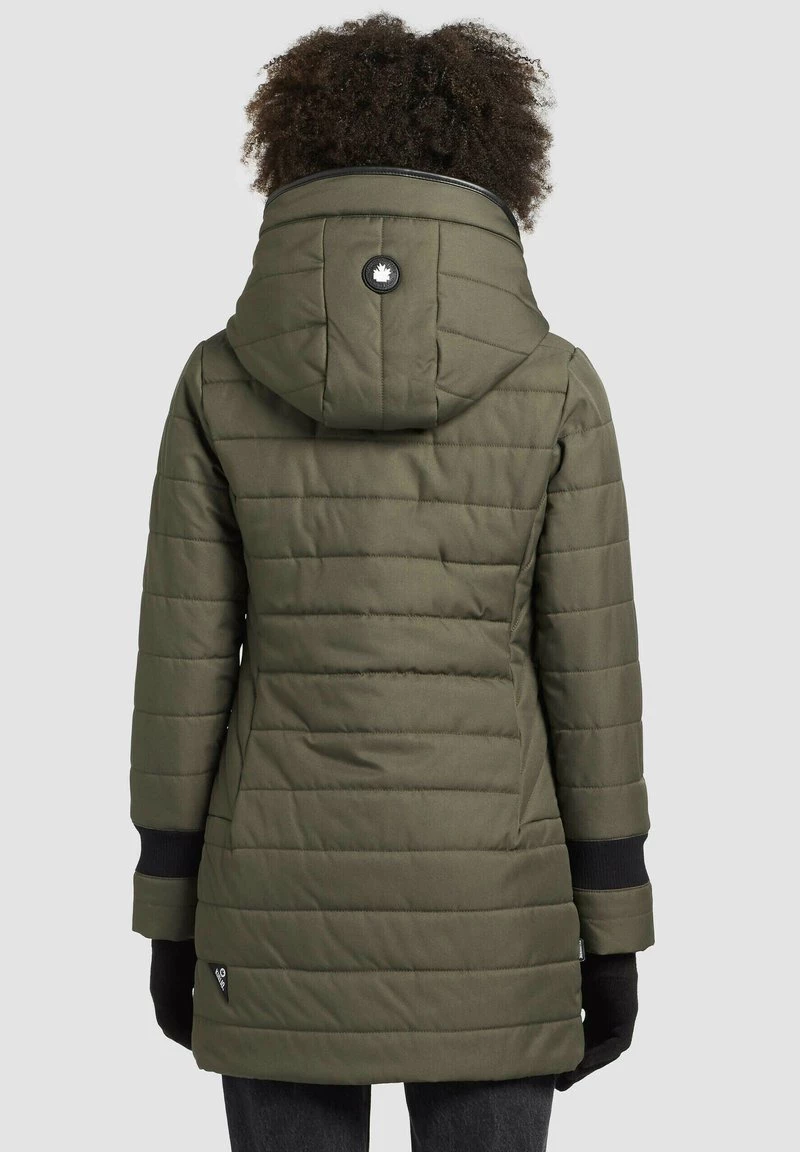 Khujo SHINE2 STRUCTURED Veste D'hiver Dunkeloliv Femme 5 Khujo SHINE2 STRUCTURED Veste D'hiver Dunkeloliv Femme – Image 3