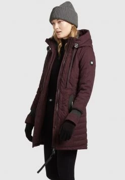 Khujo Femme JERRY PRIME Veste D'hiver Weinrot -Khujo Soldes 3de483fa9a524cf1b31cffb7e088f08d