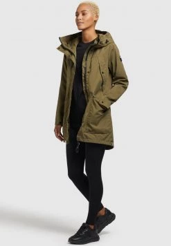 Khujo AIRA2 Parka Dunkeloliv Femme -Khujo Soldes 3eed67bc990040c6bd9edb854073975d